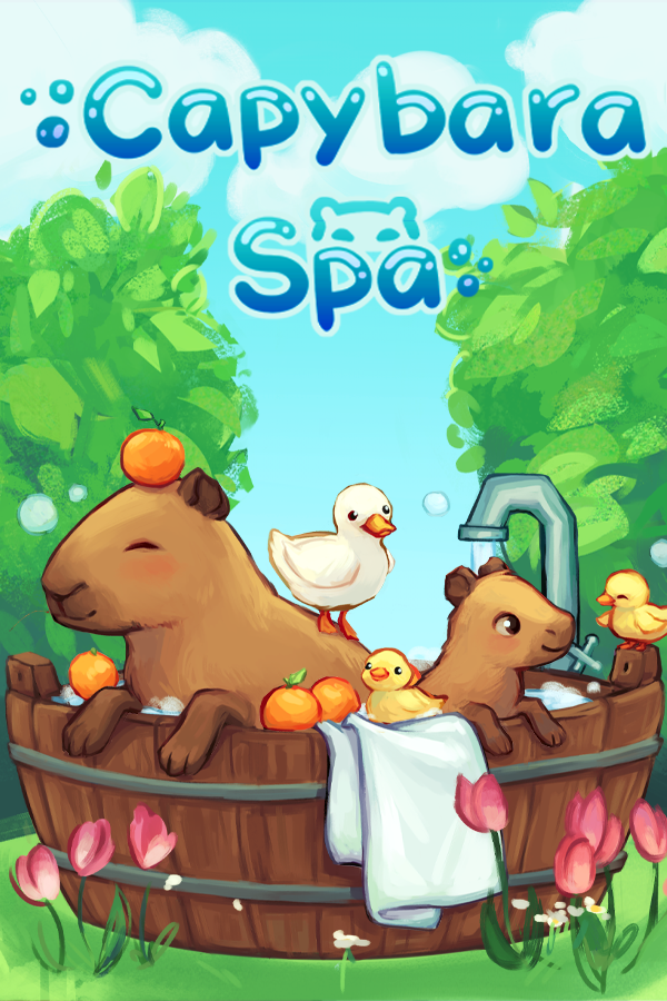Capybara Spa Game Art