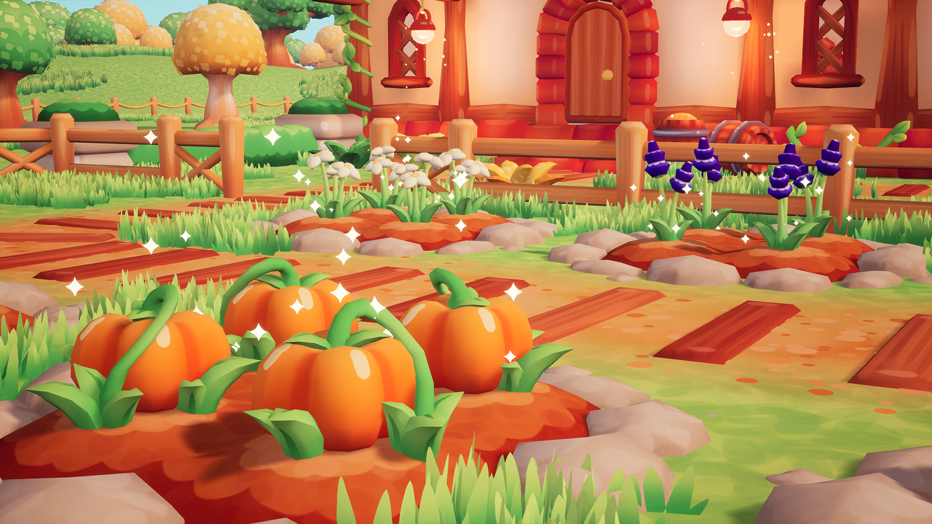 A garden scene from Alchemy Story