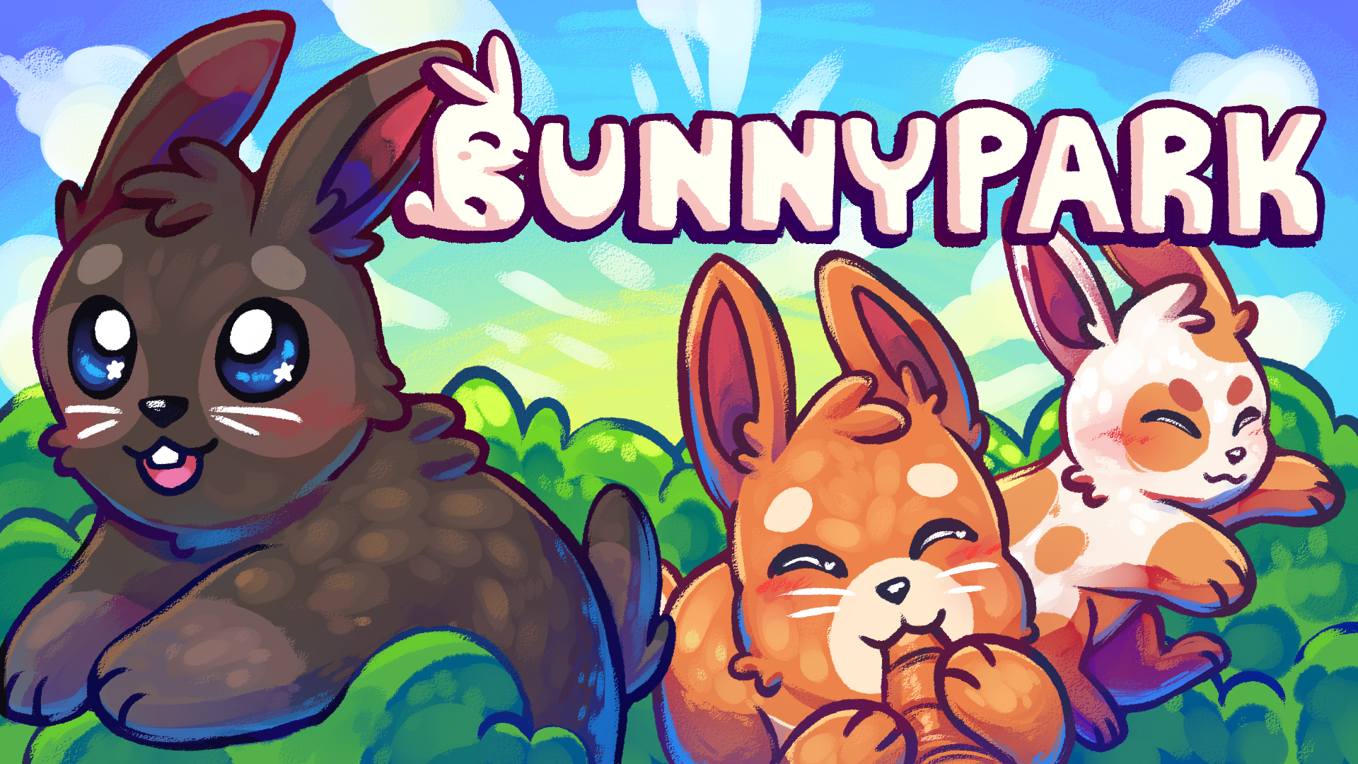 Bunny Park screenshot featuring the full logo