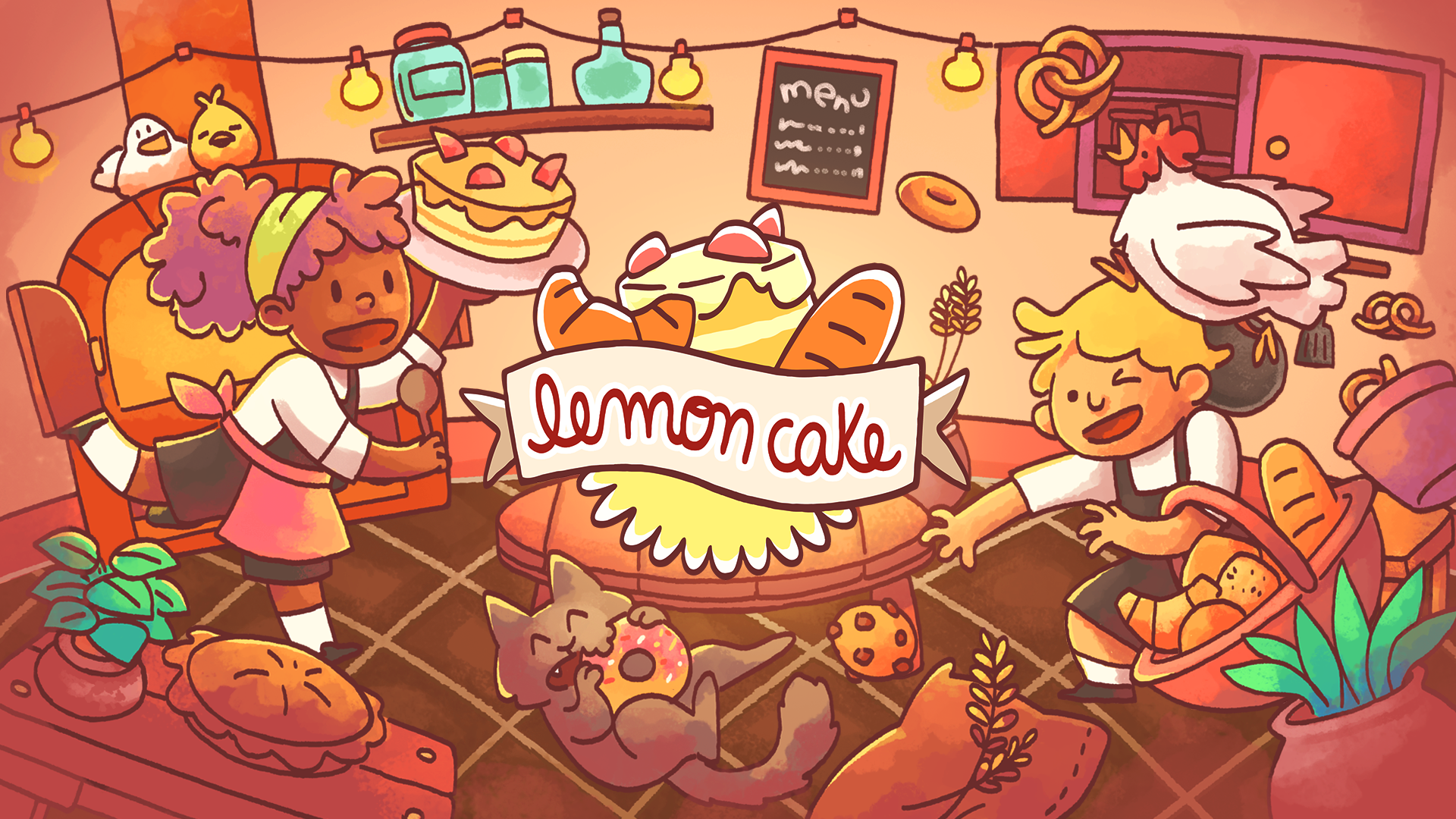 Lemon Cake screenshot of the full game logo