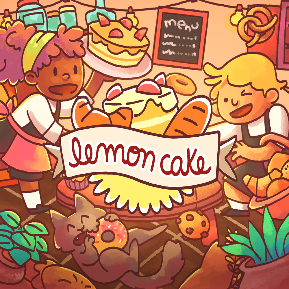 Lemon Cake screenshot of the square game logo