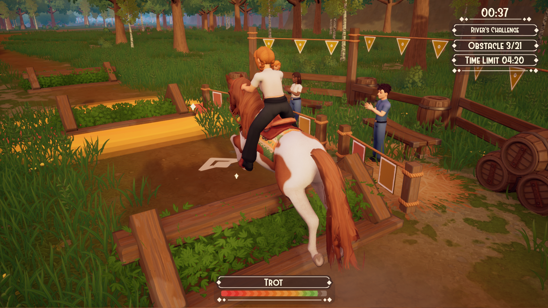 The Ranch of Rivershine - Cross-country race gameplay