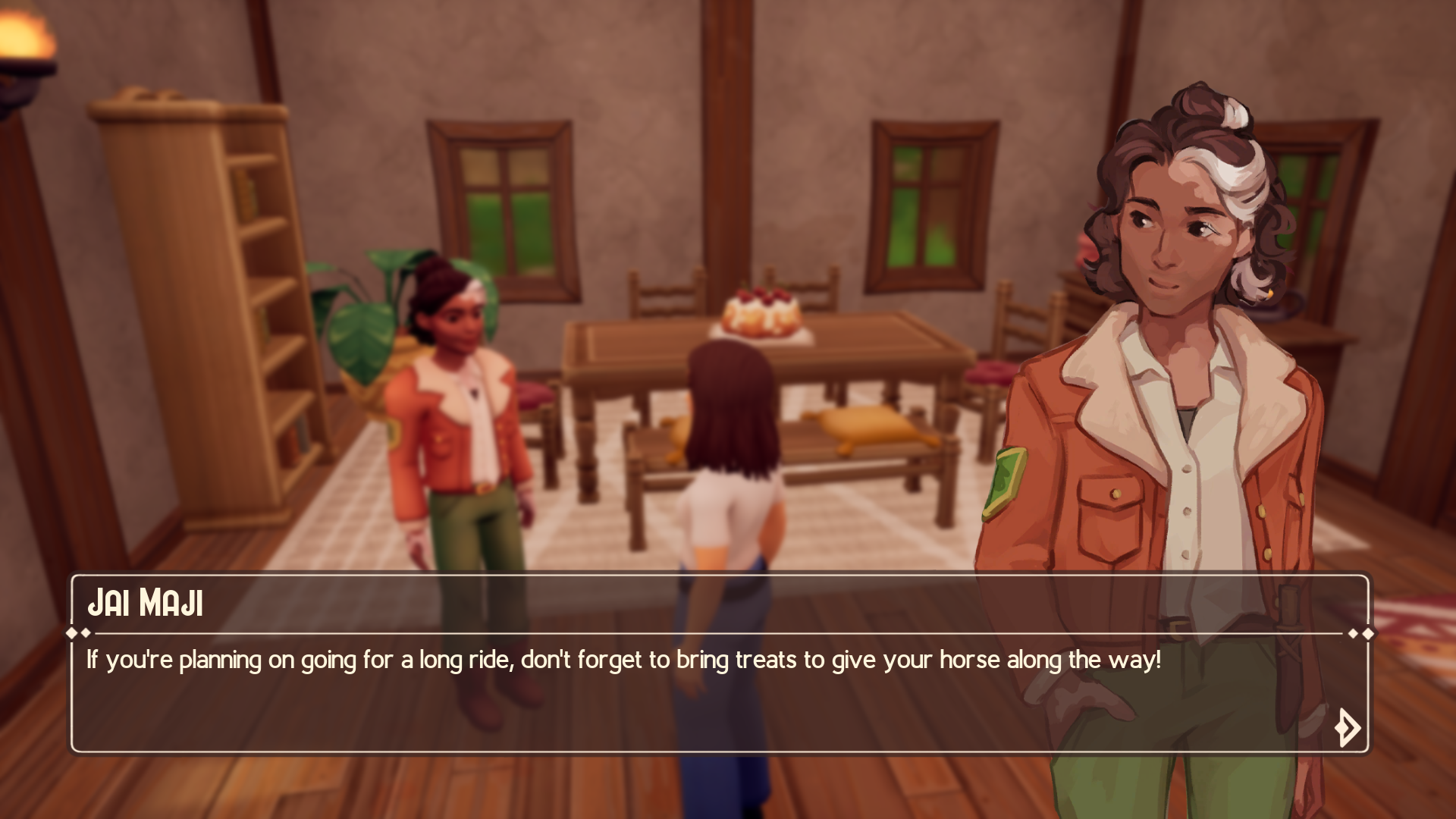 The Ranch of Rivershine - Talking to an NPC villager